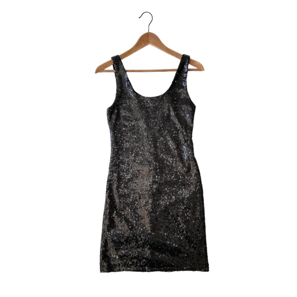 Glitter Sequins Fancy Party Mini Dress